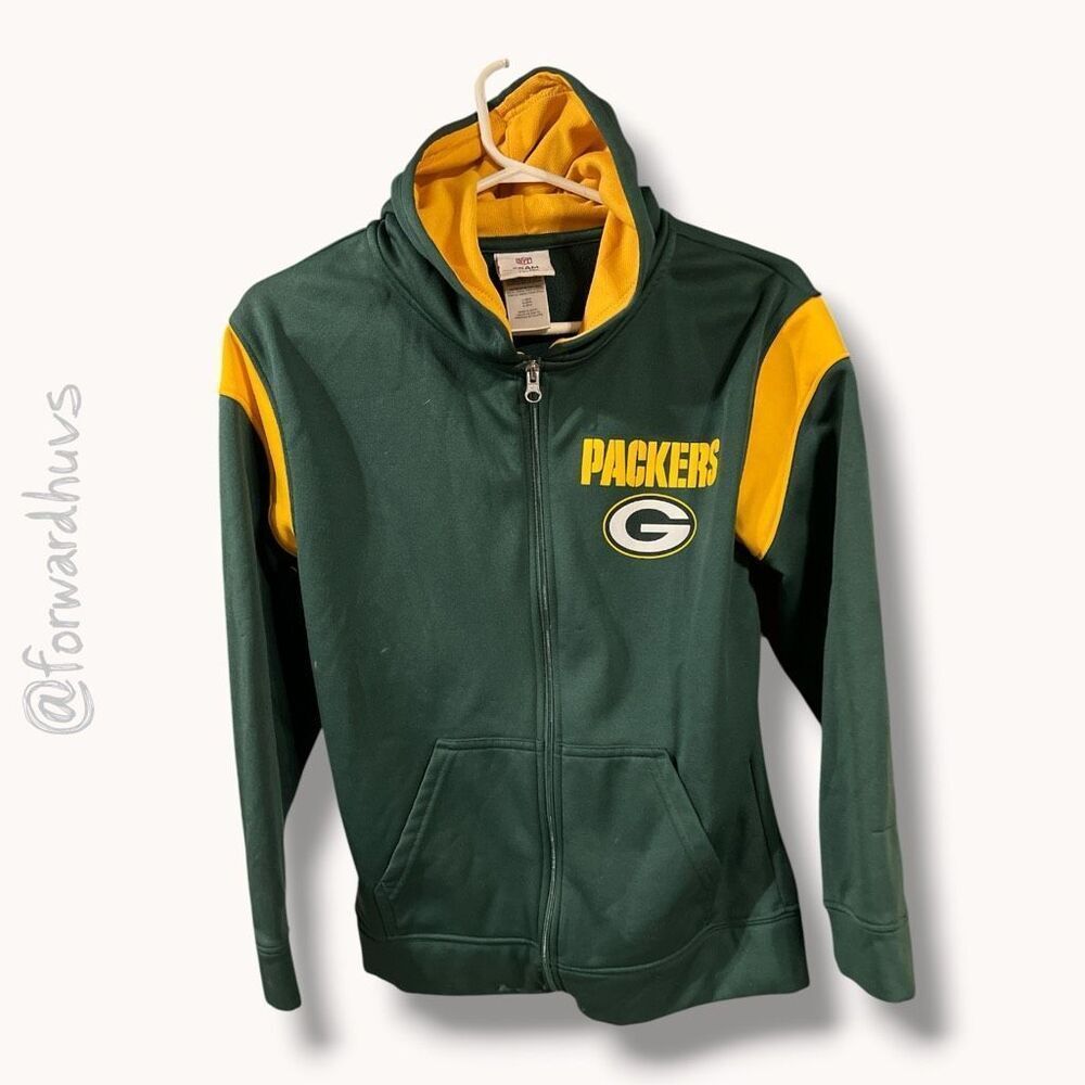 NFL Team Apparel Green Bay Packers Youth Hoodie – Size L (12/14)